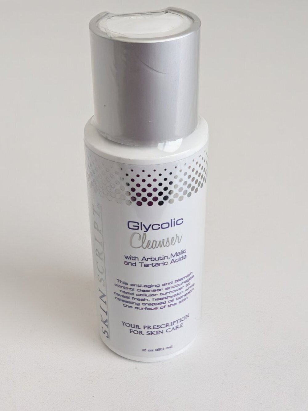 Skin Script Glycolic Cleanser 2 oz Travel Size SEALED